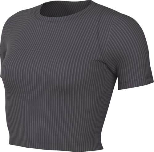 T-Shirt à Manches Courtes Nike Zenvy Rib de la Gym au Café