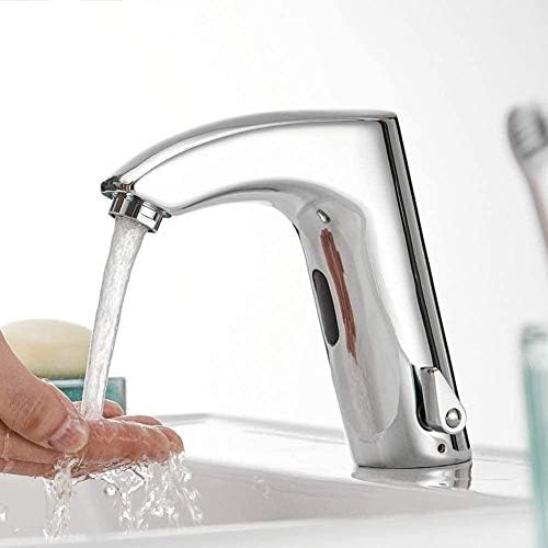 Robinet de salle de bain sans contact électrique pour un lavage des mains fluide