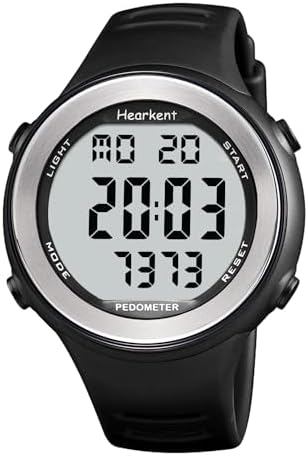 Montre podomètre étanche pour Personnes âgées, sans Bluetooth, sa...