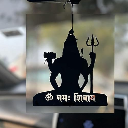 Image of Spiritual Car Hanging Accessories: Elevate Car, Home, and Office Decor with Divine God Elegance (MAHAKAL)