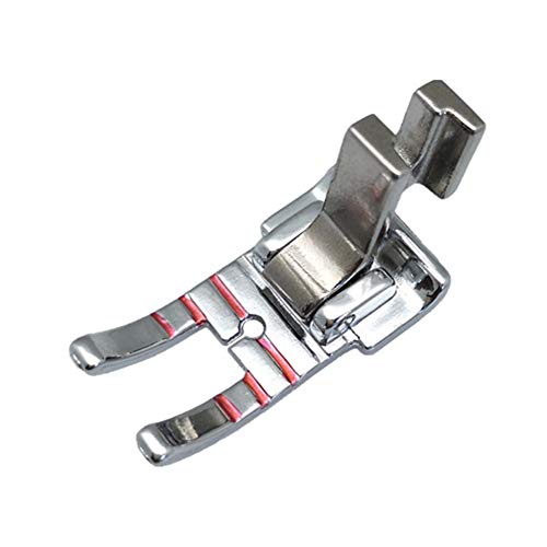 Fqtanju 1/4 Inch Metal Patchwork Quilting Foot P60801 For Singer Featherweight 221 222And Low Shank Sewing Machine #TOP12