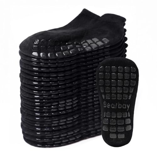 Image of Baby Non Slip Ankle Socks with Grippers for 0 Months-7 Years Old Walking Socks
