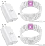 USB C Charger for iPhone 15 16 17 Charging 10FT, 25W Apple USB C Fast Charger Block Adapter and Type C to C Cable Cord for iPhone 16 15 Pro Max/16 15Pro/16 15 Plus/iPad Pro/Air/Mini