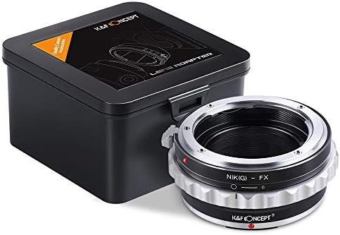 K&F Concept Camera Lens Adapter Ring Compatible with AI G AF-S Mount Lens to Fuji FX X-Pro1 XT4 X-M1 X-A1 X-E1 Adapter
