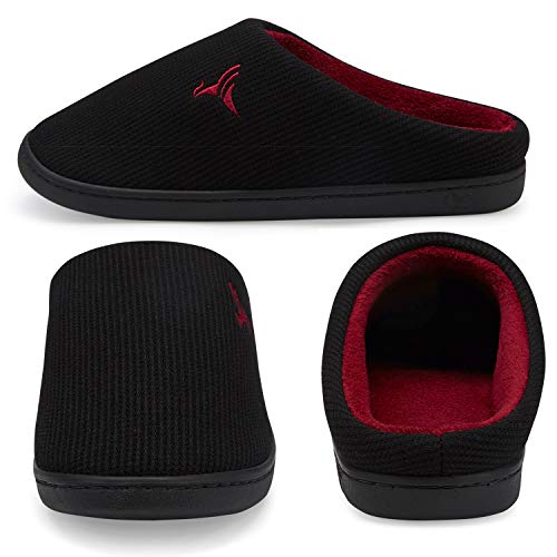 Unisex Warm Slippers Womens Cozy Memory Foam Slippers Men Casual Slip On Winter House Shoes2