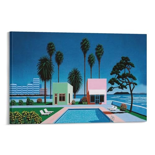 Poster Hiroshi Nagai imprime retro pour habiller un mur vide avec style 60x90 cm