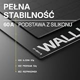 Wallhack SP-004A Szklana Podkładka Gamingowa – 4. Gen Mikro-rytowana powierzchnia, Duża do Esportu, Ultra-szybki ślizg z kontrolą, Szkło hartowane, Wytrzymała, 390×450 mm | Czarny