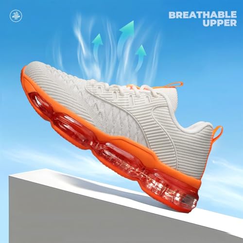 Image of Luogoks Womens Walking Running Shoes Air Cushion Basketball Sneakers Fashion Tennis Breathable Sport Gym Fitness Cross Trainers Shoes