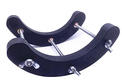 TUOREN Conjunto de 6 grampos de reparo de violino - Grampos de colagem superior e traseira para Luth