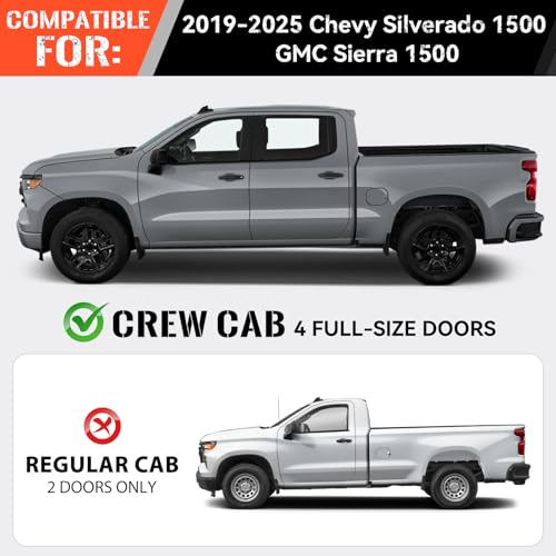 Estribos para Chevy Silverado/GMC Sierra 1500-3500HD 2019-2026 miniatura 5