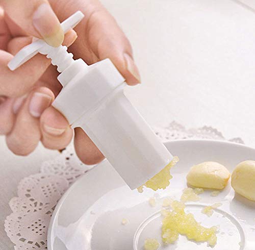 WOIWO 1 PCS Creative Spinning Garlic Puree Garlic Press Garlic