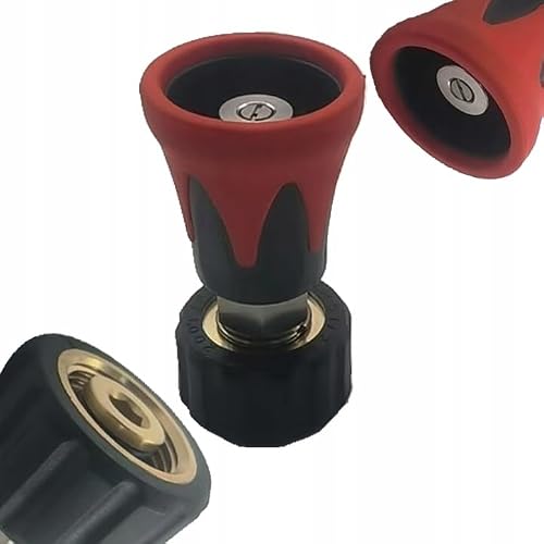 Rosfix Red Mini Lance M22 - Flat Jet Nozzle 40° | Max 4000 Psi | Myjki Compatible With Karcher Hd/Hds | Compact And Durable | Pressure Washer Accessories