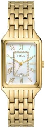 FOSSIL Raquel Women's Quartz Three Hand Movement Watch with Stain...