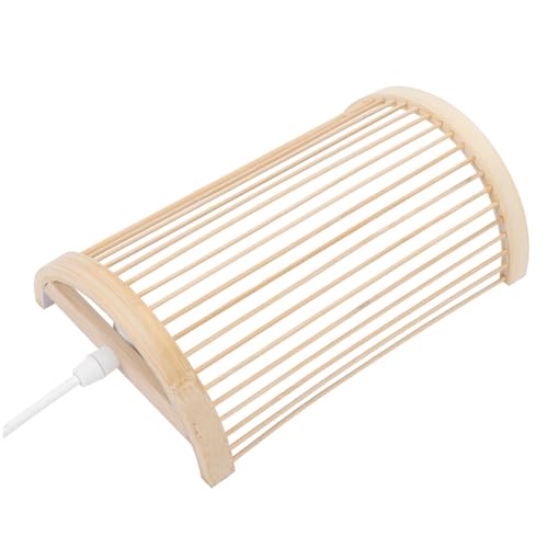 SEWACC Lámpara de Pared de Ratán Tejida Mano Lámpara Colgante Decorativa Creativa para Uso el Hogar Diseño Simple y Compacto Fácil Instalación y Duradera para Iluminación Acogedora