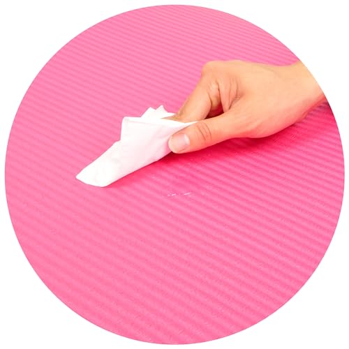 Fitvids 1/2-Inch Extra Thick High Density Anti-Tear Exercise Yoga Mat with Carrying Strap