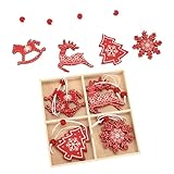 Designs variés: Flocon de neige, sapin de Noël, cheval et élan – quatre styles uniques pour créer une ambiance festive et originale. Idéal pour ceux qui souhaitent décorer leur sapin avec des ornements charmants et créatifs