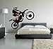 Motocross Vinilo Pared Pegatina Motocicleta Moto Pared calcomanías hogar calcomanía para Sala de Estar Dormitorio decoración Bici de la Suciedad 100x117 cm