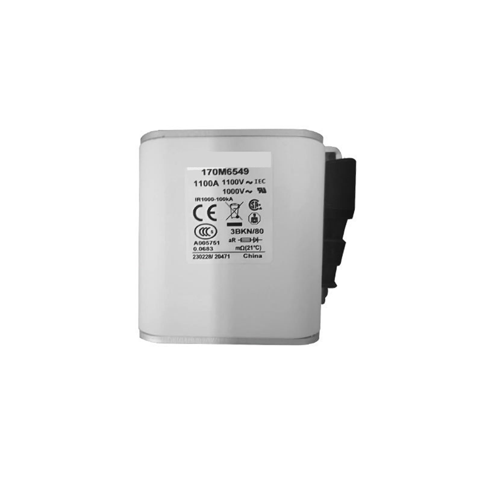 Fusible de bajo voltaje 170M6611 para solucionar sobrecargas y proteger maquinaria costosa 5