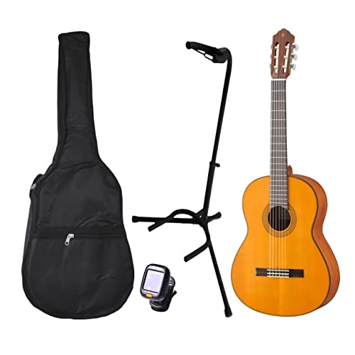 Yamaha Cs40 Guitarra Acustica Tercerola 92cm 3/4 Afinador Funda Base