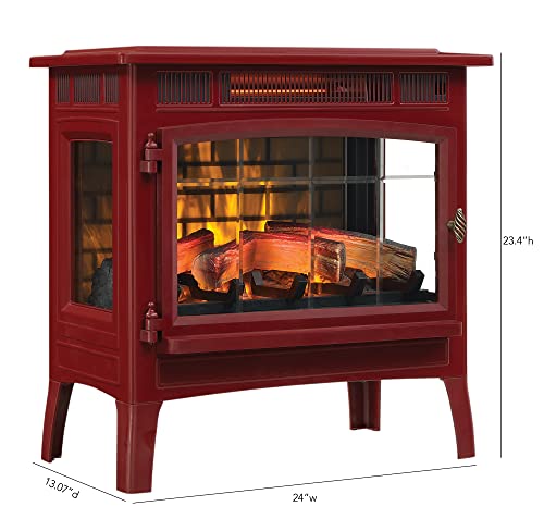 Duraflame Electric Infrared Quartz Fireplace Stove With 3D Flame Effect, Cinnamon #TOP2