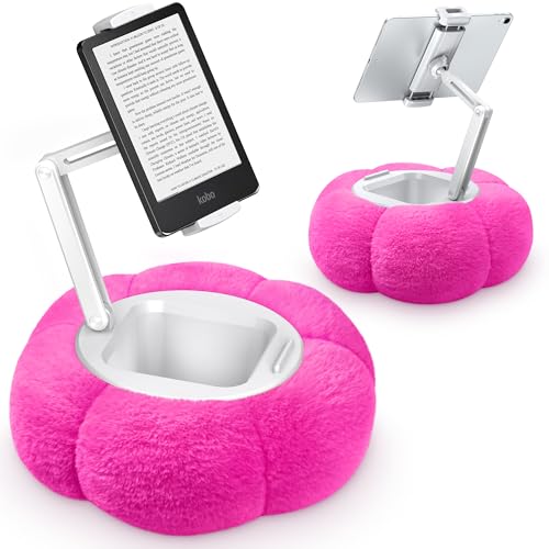 CreaDream Pumpkin Tablet Pillow Stand Holder for Kindle iPad, Adjustable Phone Pillow Stand for Lap Bed with Detachable Snack Bowl, Compatible with 4.7"-13" Tablet, iPad, iPhone, Samsung Tabs, Kindle by CreaDream - Used condition - US$35.32