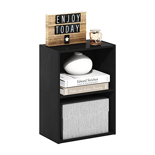 Furinno Luder Bookcase / Book / Storage, Blackwood 2-Tier