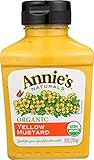 Annie's Yellow Mustard, Certified Organic, Gluten Free, Non-GMO, 9 oz Pack of 1