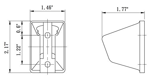 Image of Dura Faucet DF-SA156-MB RV Handheld Shower Wand Bracket Holder, Mounting Screws Included (Matte Black)