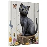 gato ruso azul adopcion colombia Múltiples tamaños: hay diferentes tamaños para el lienzo decorativo de pared para dormitorio: pequeño (8 x 12), normal (12 x 16), grande (16 x 20). Elige el tamaño único de arte de pared que te guste.