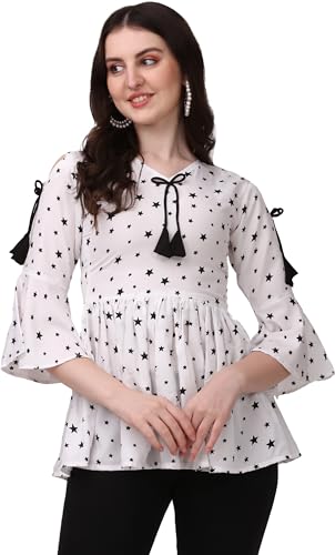 Image of ZELZIS Women Crepe Fabric Dori Tunic