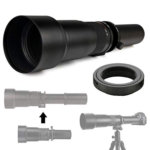 Commander Optics 650-1300mm f/8-16 HD Telephoto Zoom Lens for Pentax K-1, K-S2, K-S1, K-500, K-70, K-50, K-30, K5 IIs, K-7, K-5, K-3 II, K-2, K100D, K110D and K10D Digital SLR Cameras