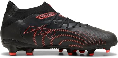 PUMA Future 9 Pro FG/AG Dreamrush Kinder schwarzrot, 34,5 Kinder