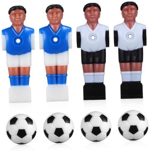 Figuras de fútbol de resina para tardes de juego en familia y futbolín de mesa