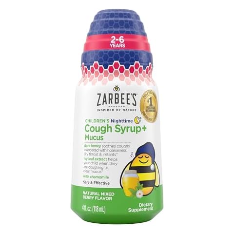 Zarbee's Kids Cough + Mucus Nighttime Syrup Cover