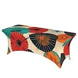 Nappe facile à nettoyer : la nappe est lavable à la main ou en cycle délicat, pas de repassage nécessaire, ne pas blanchir et laisser sécher à l'air libre