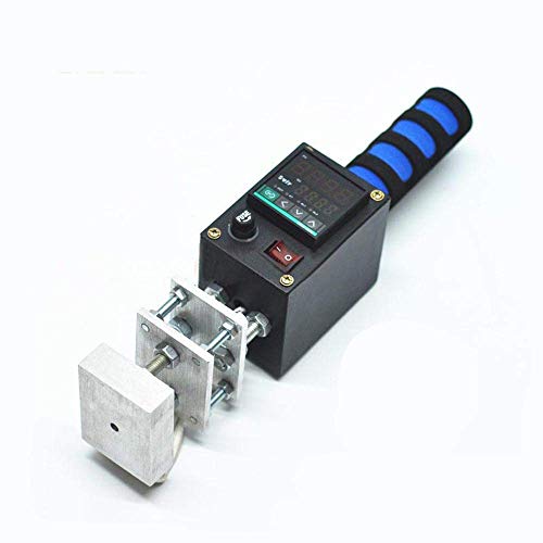 LeTkingok Hot Foil Handheld Stamping Machine Manual Logo Leather Printer Creasing Marking Branding Tool (10X13cm)