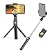 Produktbild Soft Digits Selfie Stick Stativ, Bluetooth 3 in 1 Erweiterbar Monopod Wireless Selfie-Stange Stab 360°Rotation mit Bluetooth-Fernauslöse für iPhone Android Samsung