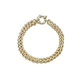 Plata 925. Primera Ley Duran Exquse Pulsera colección Links, realizada en Plata 925 bañada en Oro Amarillo
