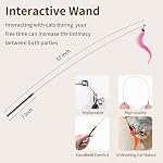 Interactive Cat Toys, 8 Assorted Teaser Refills, 3 Indoor Cat Hanging Toy and 1 Interactive Wand Suitable for Indoor Cats - Image 5