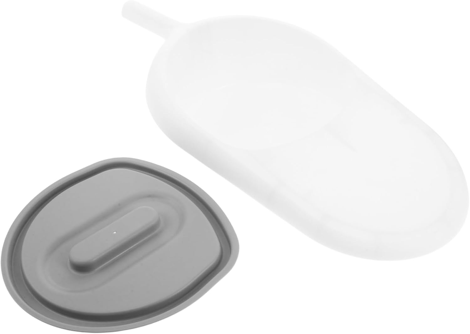 Men Bedpan for Elderly Durable Urinal Bed Pan with Long Handle for Convenient Use Spillproof Design for Bedridden Patients for Daily Care and