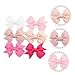 36pcs Girls Small Hair Bow Clips Handmade Hair Barrettes for Boys and Girls Adorable Accessories for All Occasions for Daily Outfits and Special Events