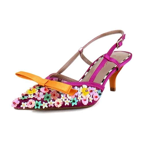 Escarpins Sadyy Betsey Johnson fuchsia : la chaussure multicolore idéale pour vos soirées