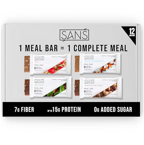 Barra de proteína SANS Meal Replacement 12 unidades