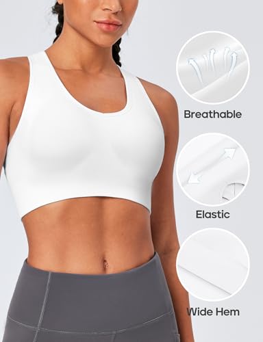 Heathyoga Adjustable High Impact Sports Bras for Women High Support Padded Workout Bras Strappy Sports Bra Pack for Yoga2