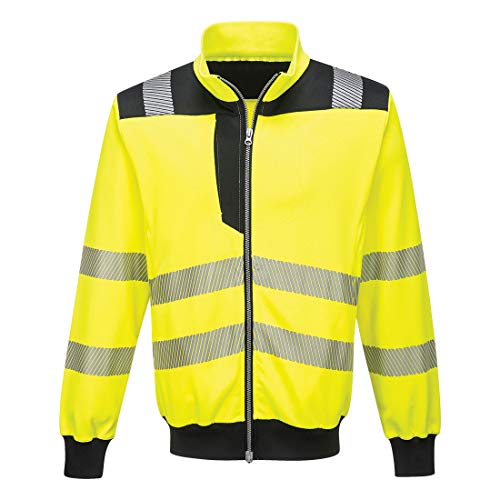 Portwest PW3 Hi-Vis Sweatshirt jaune et noir avec bandes