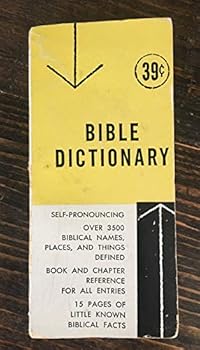 Paperback Self pronouncing bible dictionary Vest pocket edition Book
