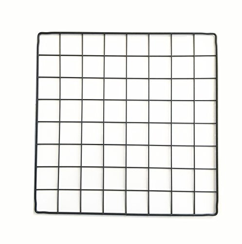 Unicoo - DIY Wire Cube Organizer Replacement Panels (Black Wire Panel)