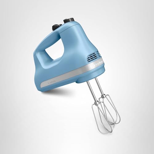 KitchenAid 5-Speed Ultra Power Hand Mixer - KHM512, Velvet Blue