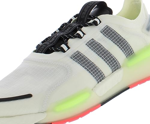 Image of adidas NMD V3 Mens Shoes Size 14, Color: Crystal White /Core Black /Signal Green-White