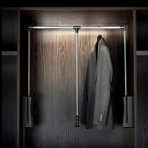 Tringle de placard extensible abattante haute résistance - Rangement dressing de luxe - 2